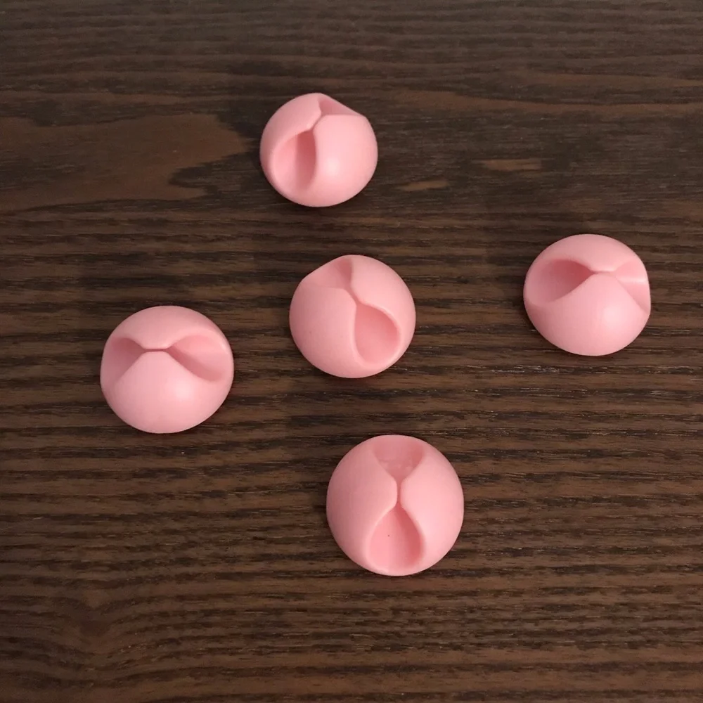 Cable cord adhesive holders 5 pieces